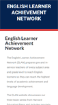 Mobile Screenshot of englishlearnerachievement.com