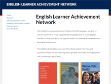 Tablet Screenshot of englishlearnerachievement.com